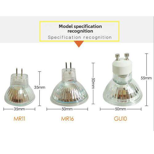 Mr16 12V Led灯杯220V引脚射灯Mr11Gu10 Gu5.3替代卤素灯泡节能
