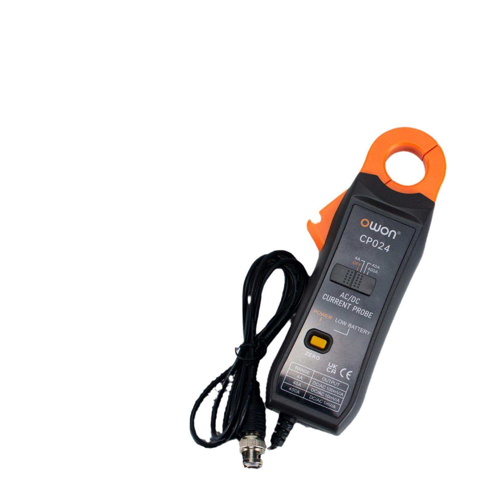 owon利利普示波器电流探头CP024/CP07+交直流检测电流钳BNC接口