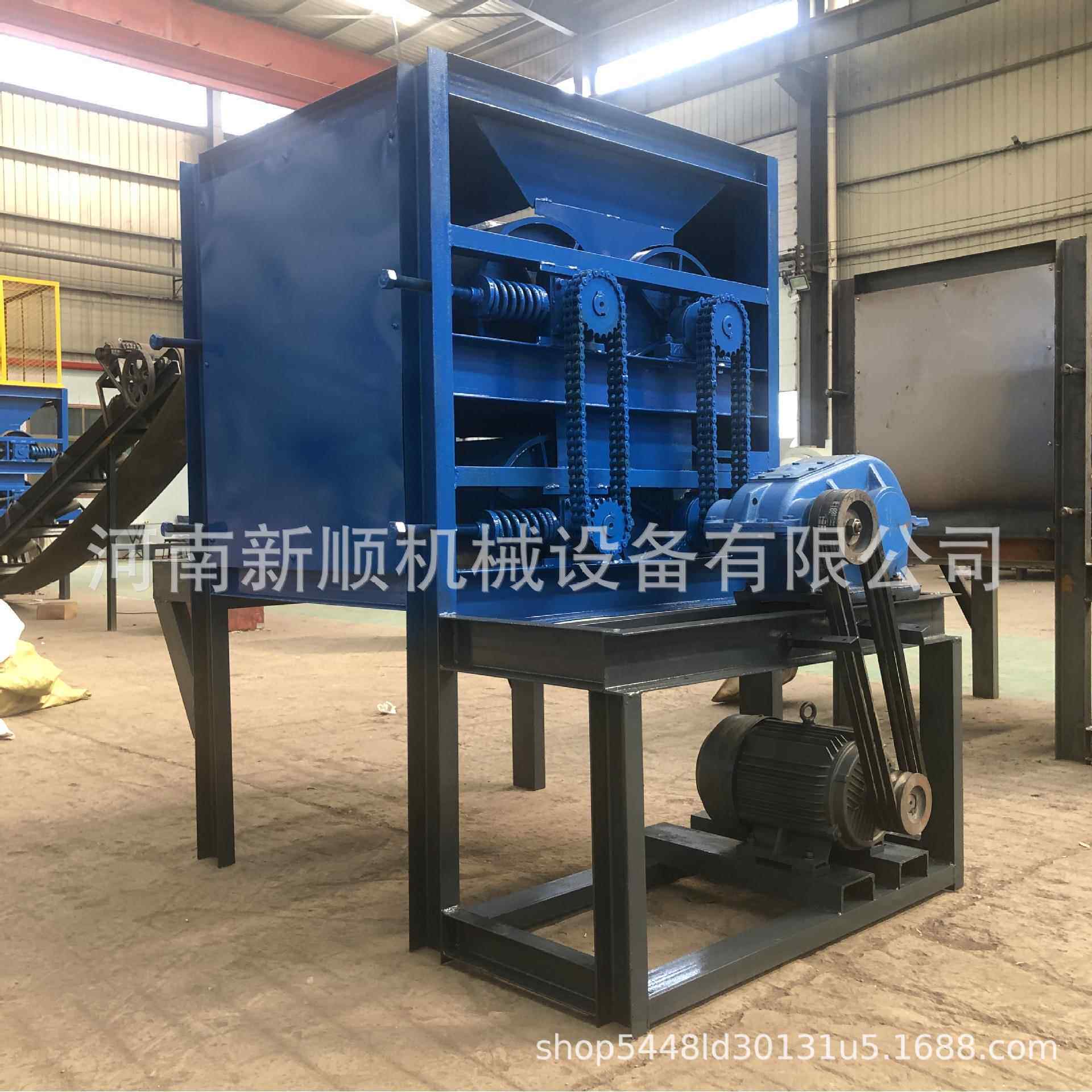 扁铁铝罐饮料罐类挤扁机 大型易拉罐压扁机 废旧瓶子盒子挤压机