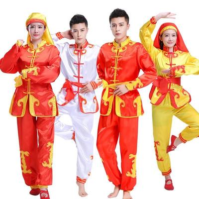 腰鼓舞儿童打鼓练功舞狮舞台装