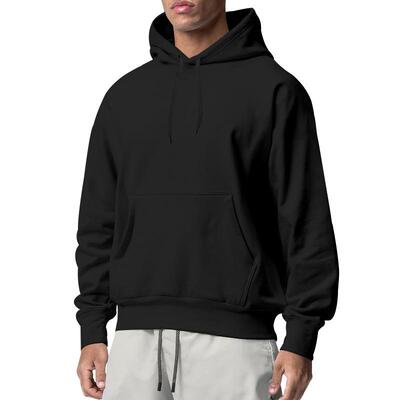 Men's sports fleece hoodie men's hooded sweatshirt