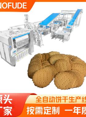 上海芙达机械小型大型产量咸甜酥性饼干机器设备生产线