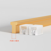 抽屉拉手保护套衣柜门工字型把手小蛮腰茶几床头柜防撞护角硅胶