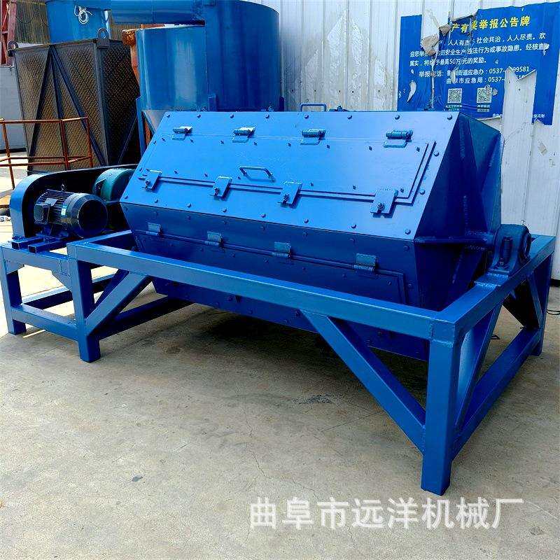 除油六角滚筒式抛光机30吨火烧铁研磨机钢铁块去毛刺去锈设备
