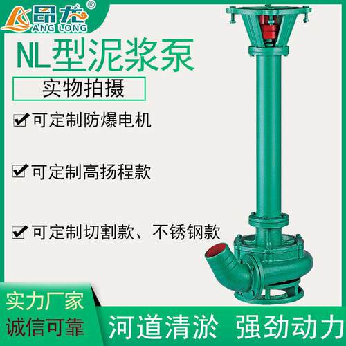 NL系列泥浆泵工业排污抽泥浆污水强动力不堵塞潜水抽泥泵
