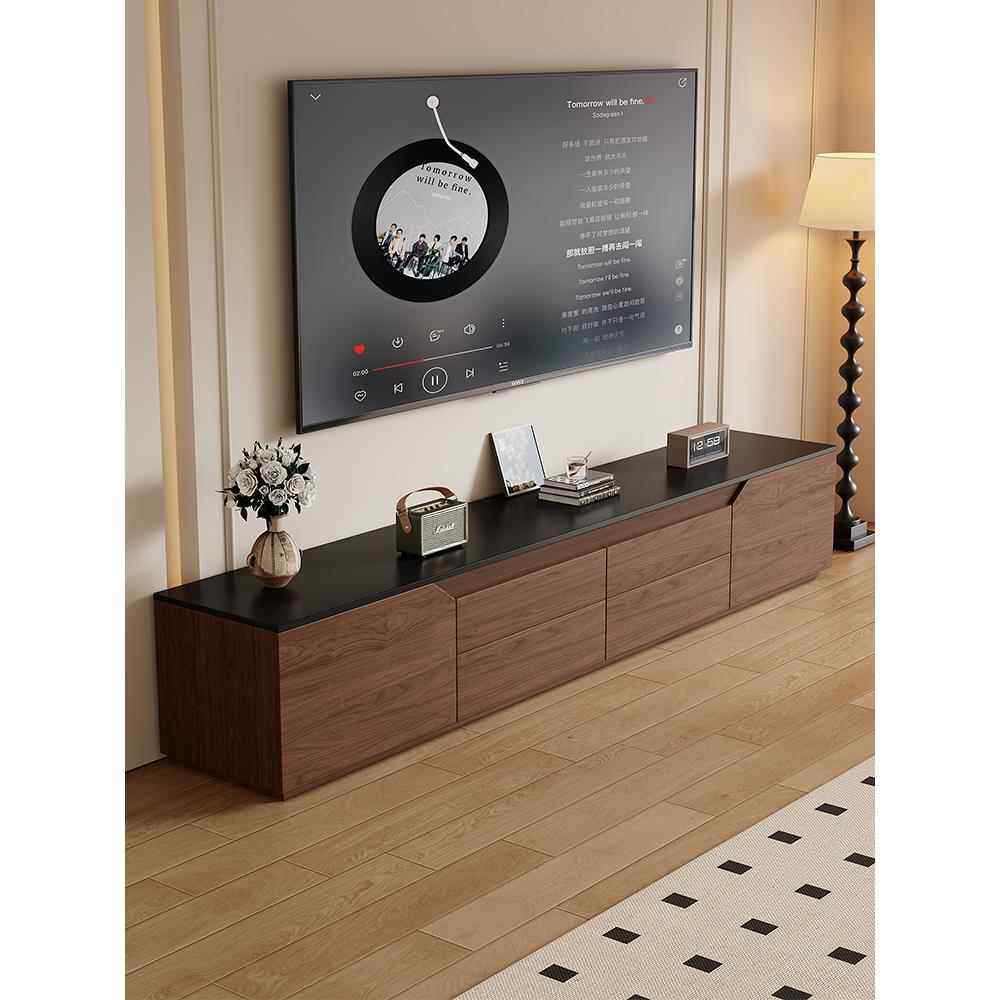 实木电视柜客厅2025新款家用茶几组合中古小户型储物电视机柜落地,住宅家具,电视柜,淘宝优惠券,粉丝福利购,淘宝优惠卷