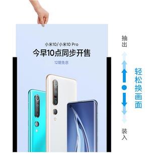 新款直销加重美式丽屏展架立式落地双面展示防风斜面户外kt板海报