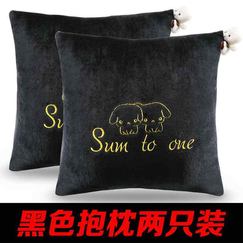 高档汽车抱枕被子两用车内爱抱枕靠车载头颈枕一对护枕垫可四件套