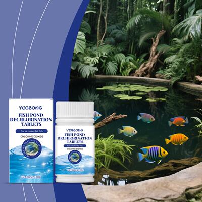 YEGBONG Fish Tank Chlorine Removal Tablets - Cleans Stains,