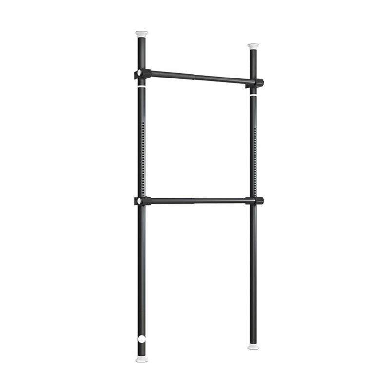 顶天立地DIY挂衣架伸缩挂衣杆衣帽间组合衣架落地卧室收纳晾衣架