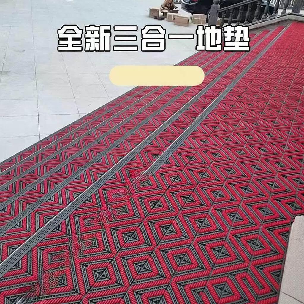 户外地毯防水防晒免洗防滑地垫室外蹭土进门入户门前门口塑料脚垫