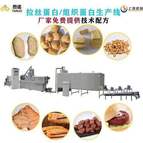 拉丝蛋白组织蛋白生产设备素肉大豆蛋白加工机械拉丝蛋白机器