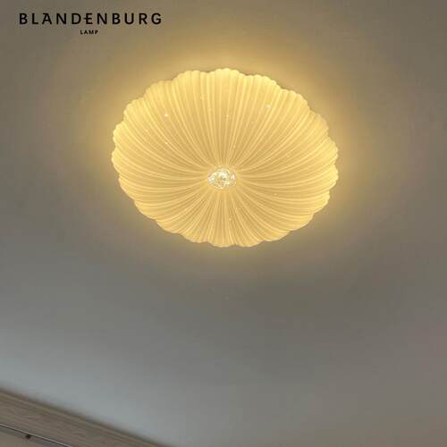 全灯光护贝壳谱灯吸顶防蓝光南瓜灯卧JAD-271室意式极简无频闪客