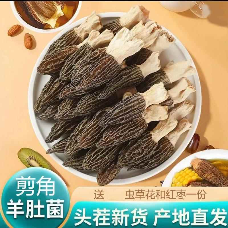 新货深山采摘羊肚菌干货50g包邮 土特产干蘑菇香菇厨房食材