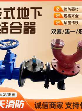 地下式水泵结合器消防老式SQA100/65 SQA150/80地下水泵接合器