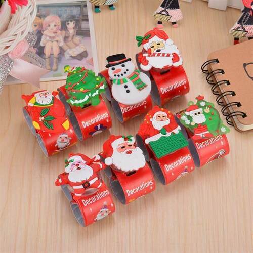 Christmas Popping Ring Christmas Gifts Santa Elk Clapping Ri