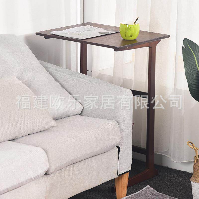 楠竹床边桌可移动沙发边几阳台电脑小桌子家用简约轻奢学习桌外贸