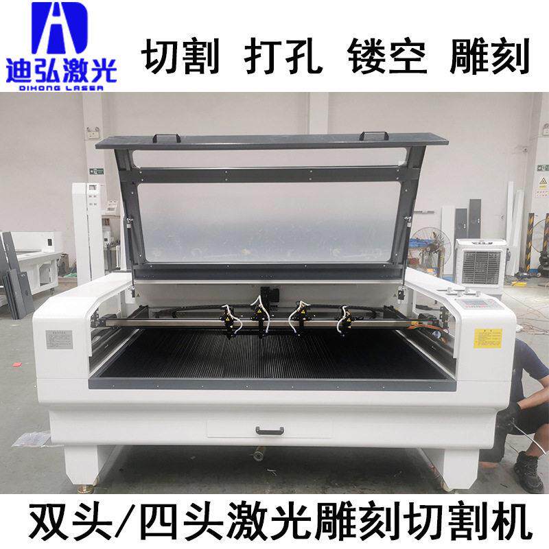 木制工艺品3D椴木拼接模型激光切割机四头双头激光雕刻机厂家