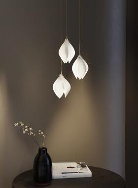 陶后现代白玉兰瓷花瓣客厅餐厅卧室床楼头HYMD2107酒大堂复式梯展