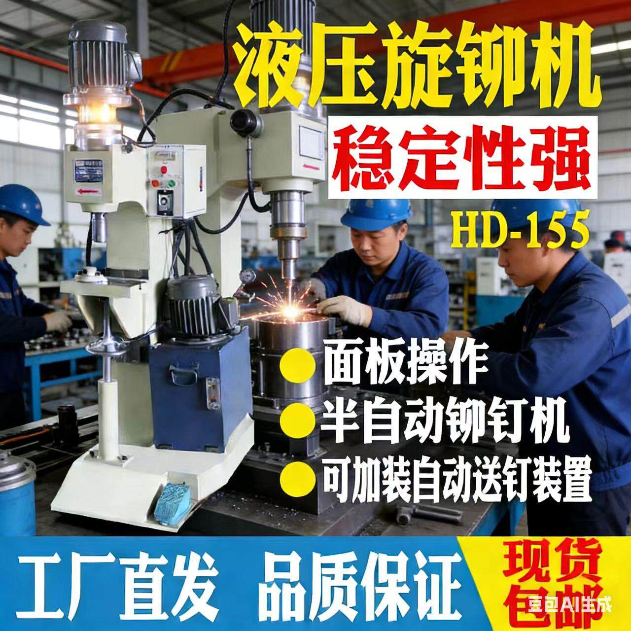 液压旋铆机实心铆接机收口滚铆对铆双头空心铆钉机数控气动旋厂家