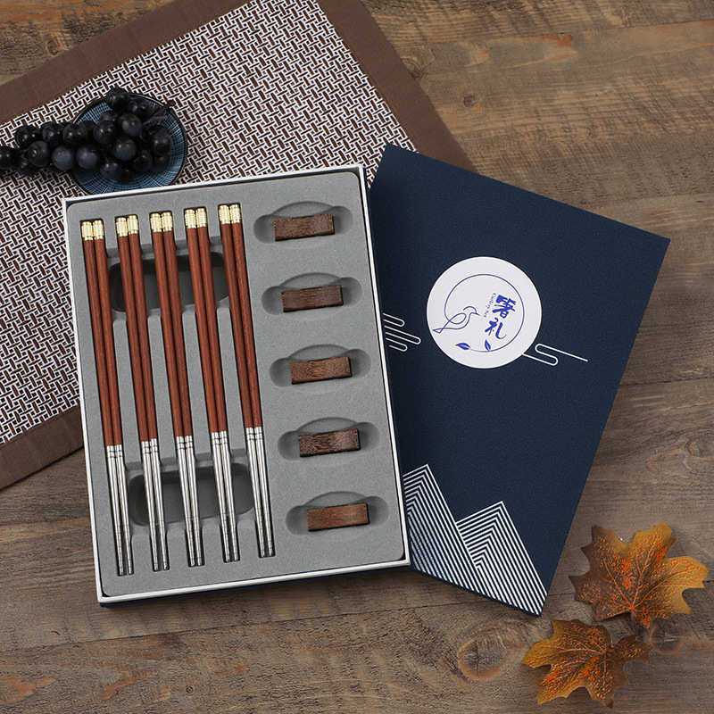 新款家用筷子鸡翅木红檀木筷不锈钢耐用耐高温防滑筷子厂家批发,餐饮具,筷子,淘宝优惠券,粉丝福利购,淘宝优惠卷