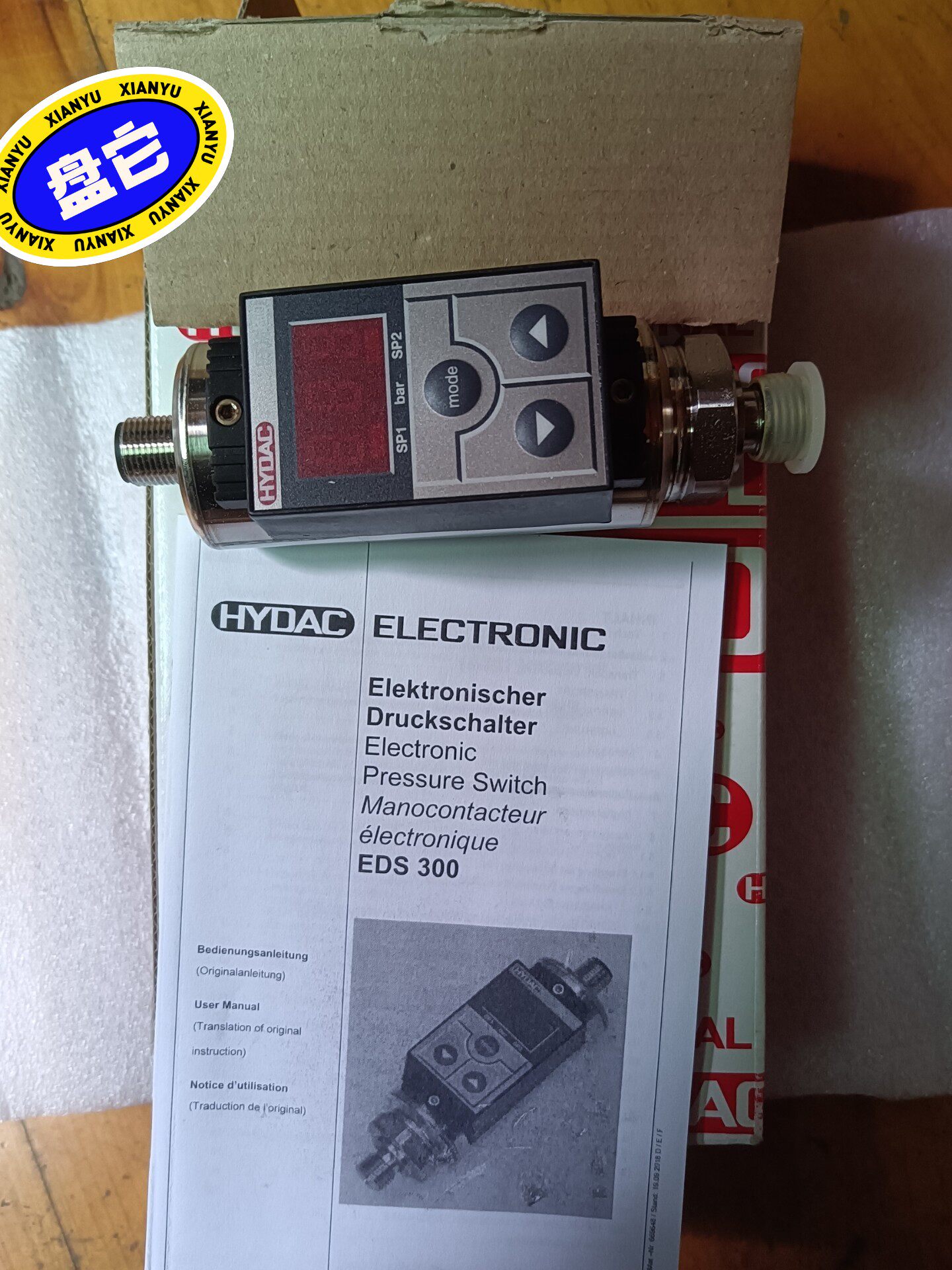 全新HYDAC贺德克压力传感器EDS 348-5-400-0