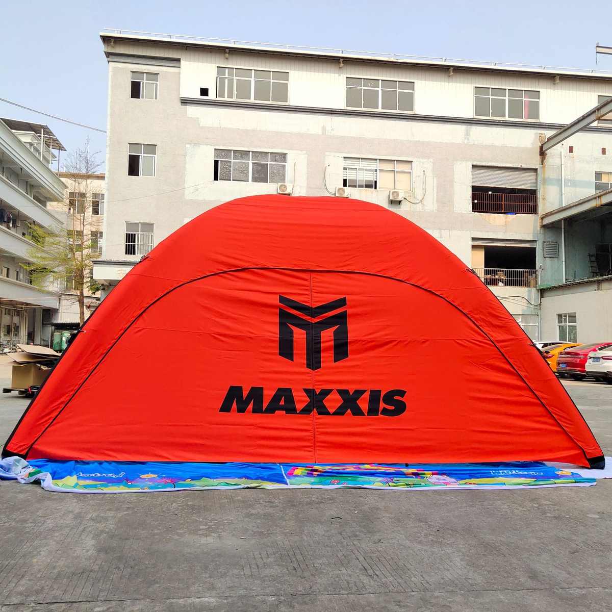 菲曼大型商业营销帐篷展览展会广告帐篷免搭建速开充气广告帐篷