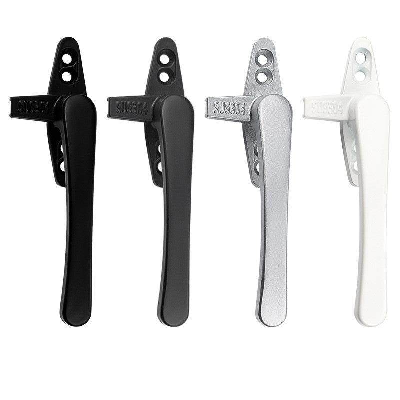 304不锈钢外开窗户把手窗拉手50型平开窗户执手7字执手窗锁扣配件