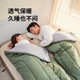 萌小蛙户外露营防寒保暖带帽睡袋办公室午休睡袋隔脏信封带帽睡袋