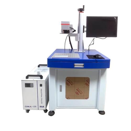 柜式水冷紫外激光打标机塑料包装袋图形文字3W5W镭雕机激光雕刻机