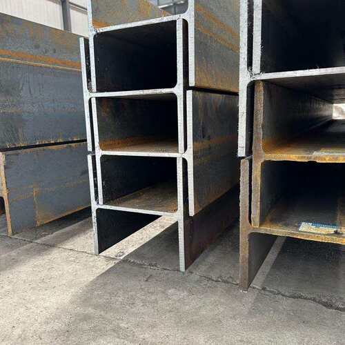 钢结构焊接H型钢Q355B钢梁 轻型焊接H型钢打孔 螺栓连接