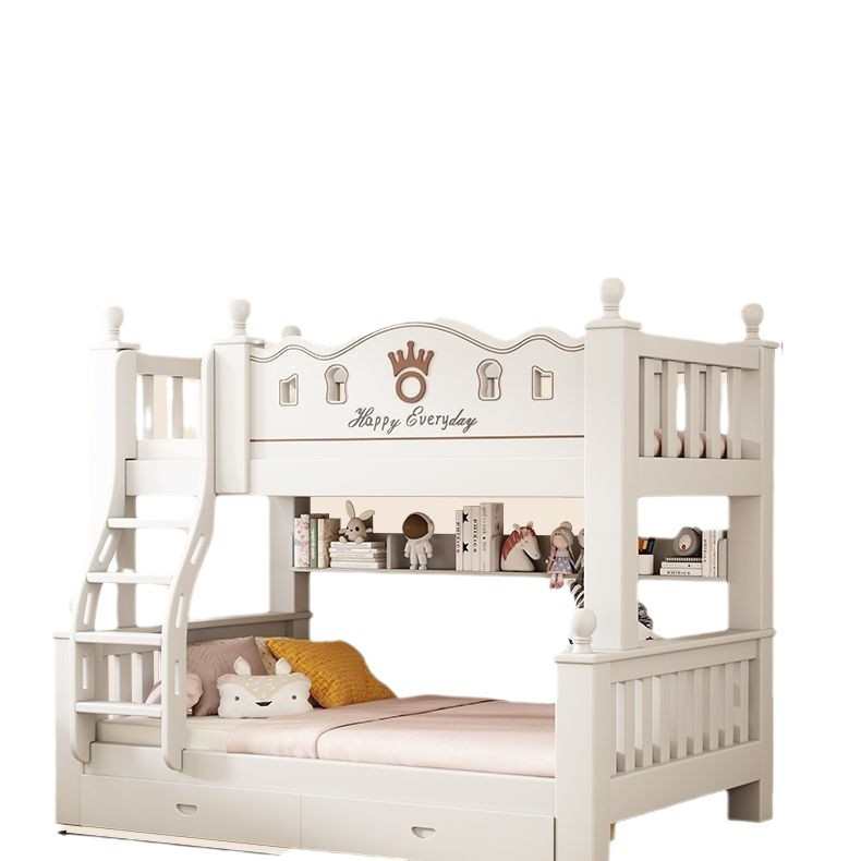 儿童床上下铺上下分体木床全实木上下床樱桃木子母床两层床高低床