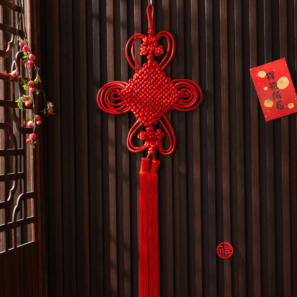 精品2025新年挂件中国结客厅高档挂饰手工编绳镇宅之宝入户门装饰