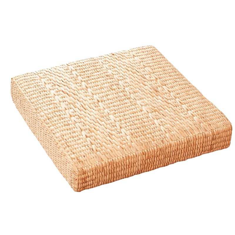 修打榻榻米窗坐垫方形禅地拜佛日式飘垫子垫家用加厚草编坐垫蒲团