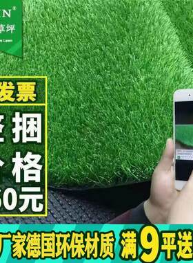 上海强梦彷真草坪地毯户外假屋顶楼顶隔热人工幼儿园塑料人造草皮