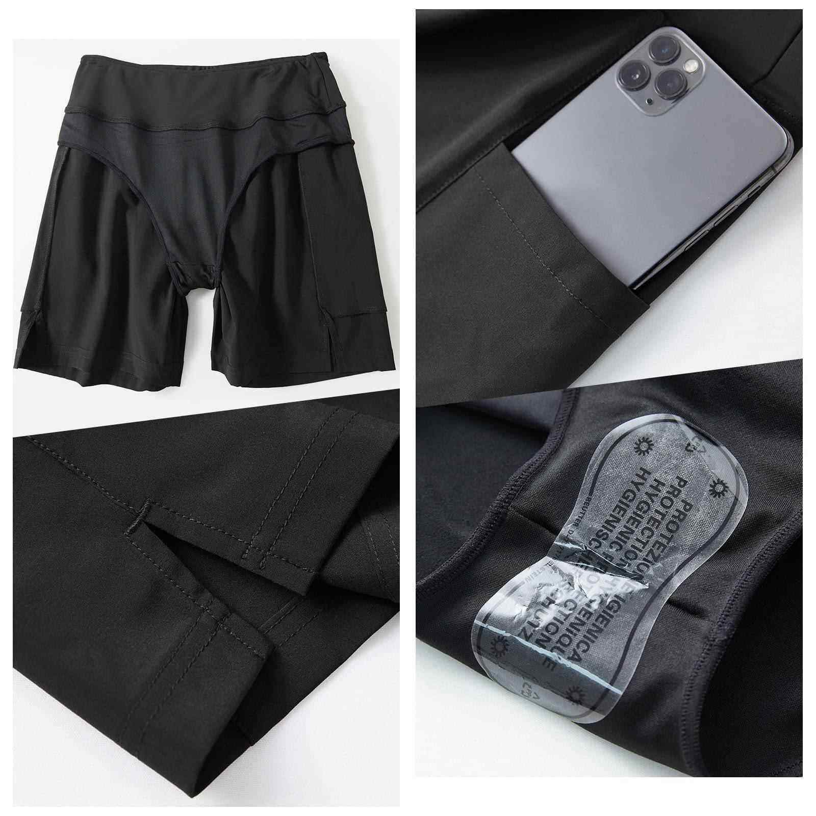 Boxer Pants Womens Women Beach Pocket Elastic Shorts Dry