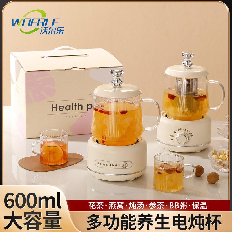 多功能花茶壶迷你养生壶家用办公室小型养生杯煮茶热牛奶电炖杯