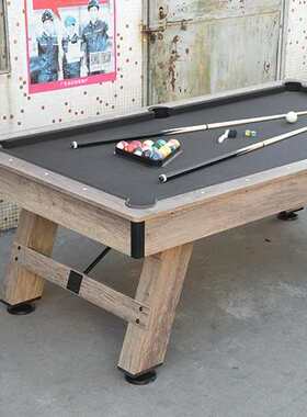 桌球.尺台新款大号台球桌 色 2台球桌9美式仿古74m室内