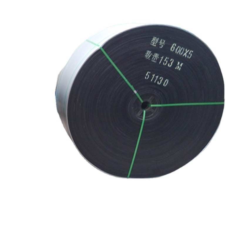 厂家销售及定制各种型号的黑色橡胶输送带工业皮带耐磨耐用