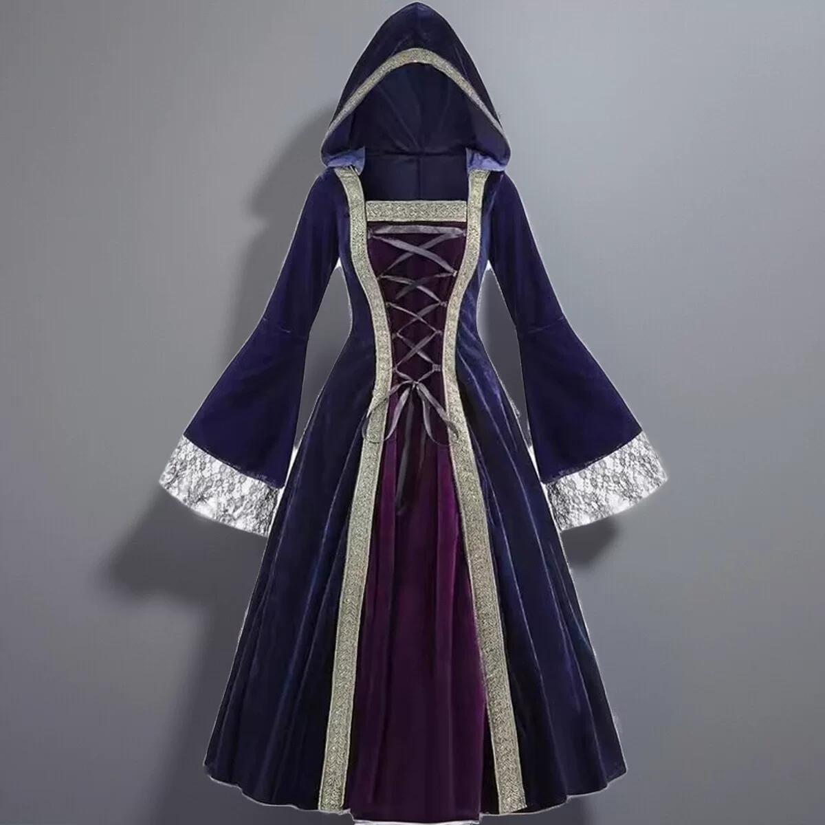 连衣裙神秘女巫修女塔罗舞台装