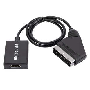 跨境hdMI转scart转换器 HDMI TO SCART Converter 高清视频转换器