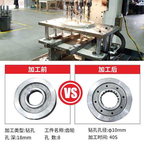 厂家供应齿轮钻孔多轴钻床 ZB5223X8立式多轴钻床 多头多孔钻孔机