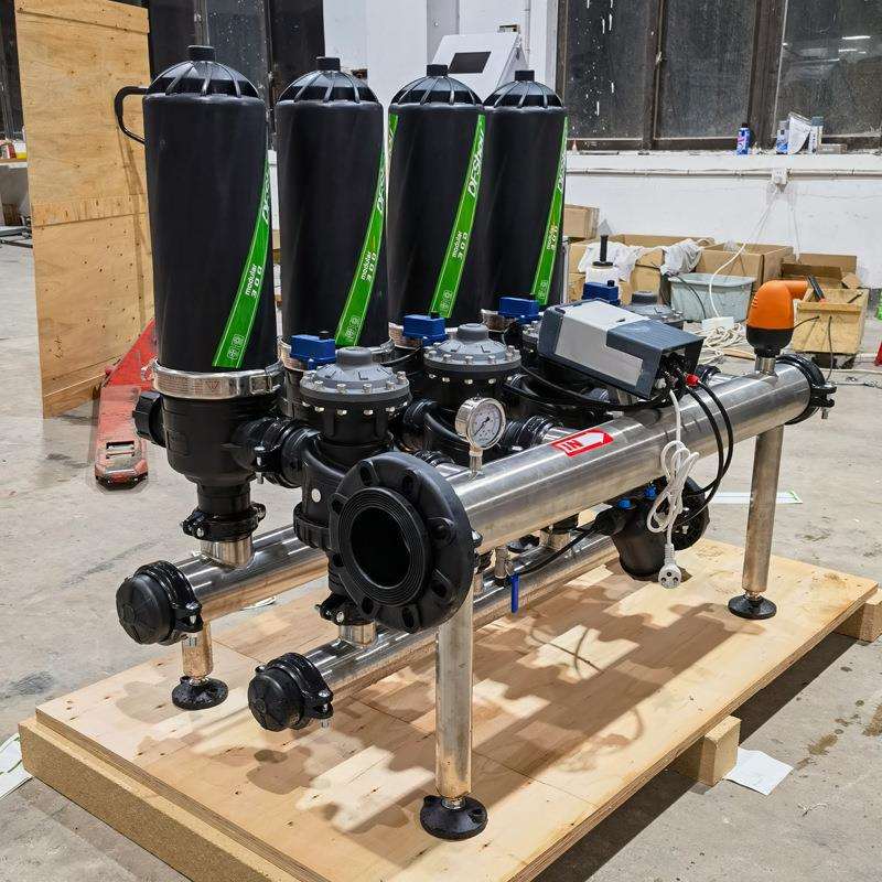 全自动反冲洗过滤器 叠片滤网农业灌溉滴灌喷淋微喷过园林冲洗器
