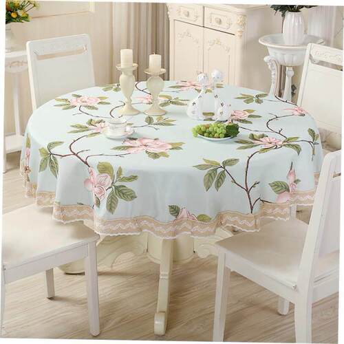 220cm PVC round table cloth cover tablecloth waterproof