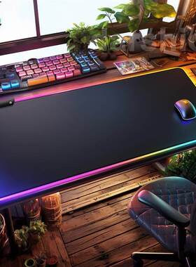 Luminous mouse pad, gaming LED desk pad,keyboard pad滑鼠垫