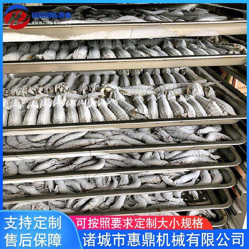 岛鲜虾青式速624冻柜10盘液氮立活虾虾速冻柜竹节小型速冻机