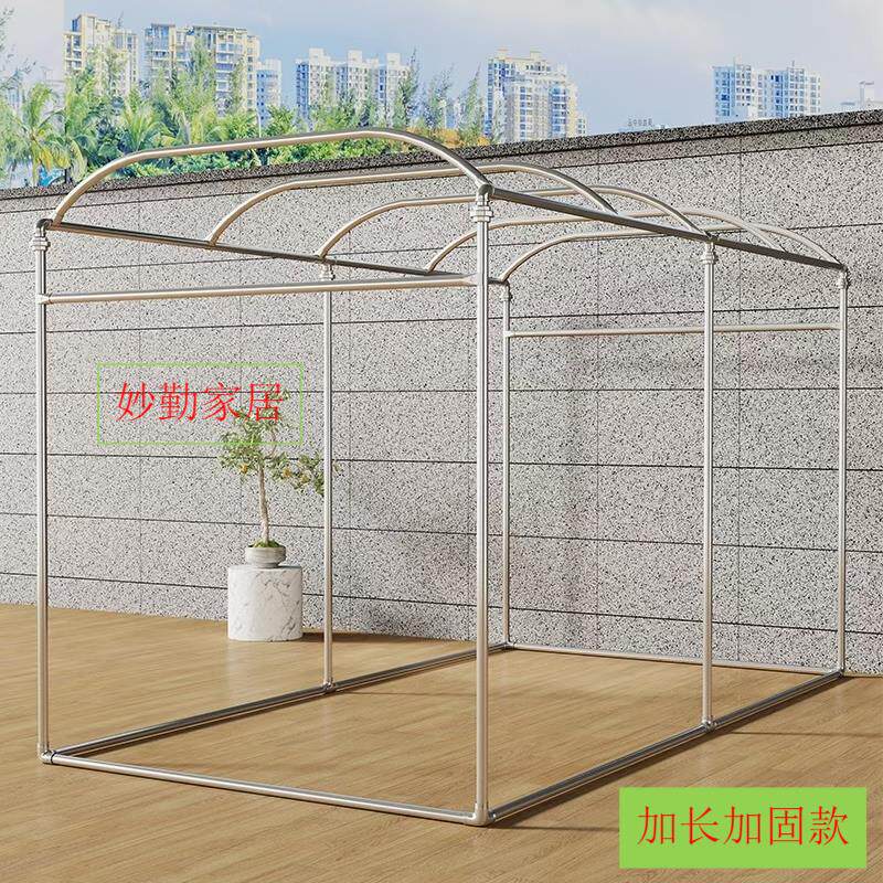 加固拱形镀锌钢管户外防风花架棚架爬藤晾衣架遮阳棚葡萄架保温棚