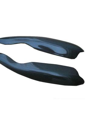 适用于09至14年奔驰smart碳纤维灯眉小精灵w451大灯装饰改装