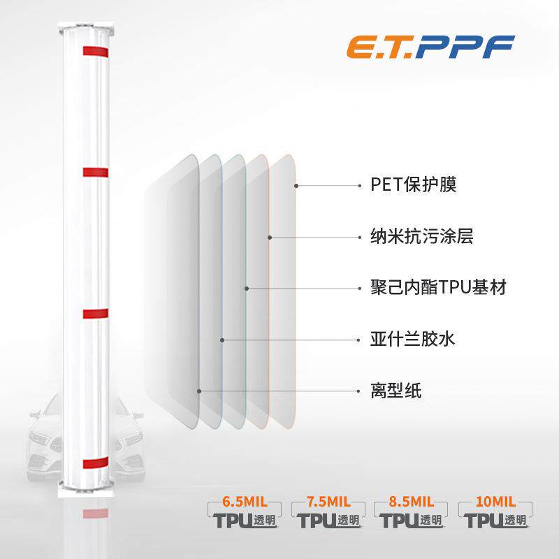 汽车TPU形车衣6.5隐miTPU-F65l漆防面透明保护膜刮蹭免烤全车膜贴