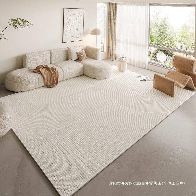 现简客地毯卧室门厅茶几防滑地垫厅新款间约大块加厚房ltao7627脚